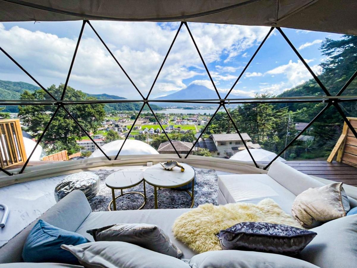 פוג'יקאוואגוצ'יקו Mt,Fuji Glamping Terrace Minenohana - Vacation Stay 35711V מראה חיצוני תמונה