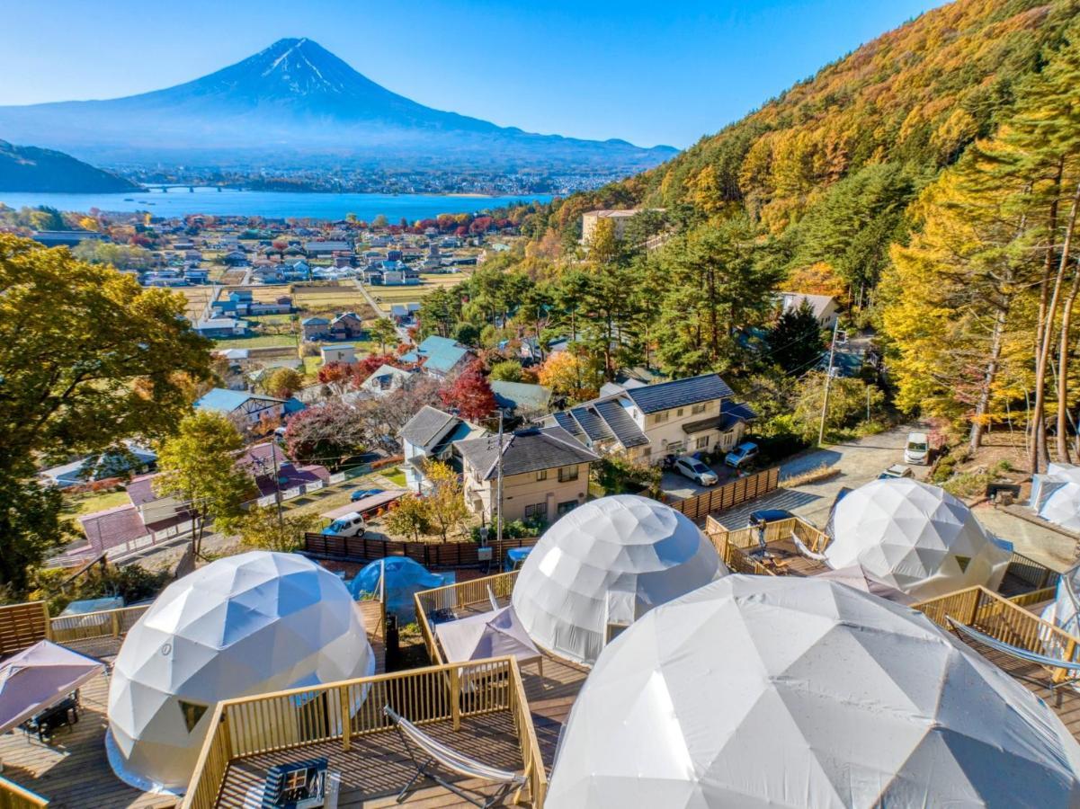 פוג'יקאוואגוצ'יקו Mt,Fuji Glamping Terrace Minenohana - Vacation Stay 35711V מראה חיצוני תמונה