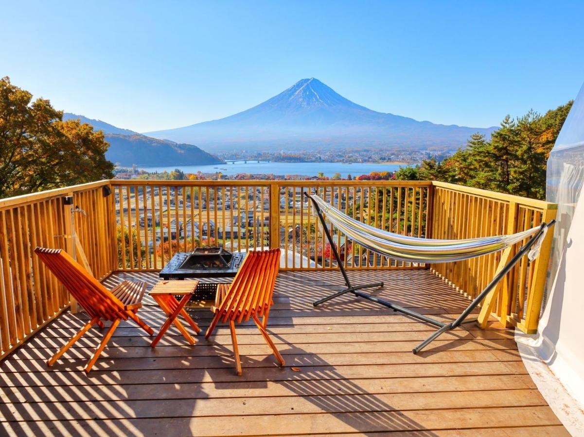 פוג'יקאוואגוצ'יקו Mt,Fuji Glamping Terrace Minenohana - Vacation Stay 35711V מראה חיצוני תמונה