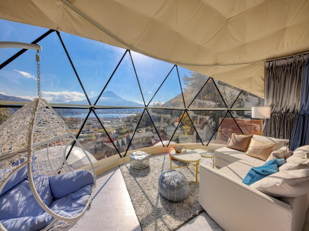 פוג'יקאוואגוצ'יקו Mt,Fuji Glamping Terrace Minenohana - Vacation Stay 35711V מראה חיצוני תמונה